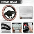 thumbnail image 6 of Yuyamidu Aztec Western Geometric Steering Wheel Cover for Women Pink Auto Steering Wheel Accessories Warm Car Steering Wheel Protector for Car Sedan, 6 of 7