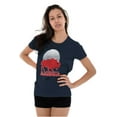 thumbnail image 4 of Vintage Patriotic American Buffalo Womens Fitted Plus Size Graphic Tee Brisco Brands 2X, 4 of 6