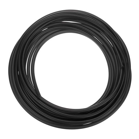Uxcell Silicone Tubing, 5/32inch(4mm) ID x 1/4inch(6mm) OD Silicone Rubber Vacuum Tube, 20ft(6 M) High Temp Water Air Hose Pipe [Black]