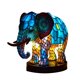 thumbnail image 5 of Lámpara de Mesa de Animales, Luz Nocturna, Lámpara de Escritorio Antigua, Base Estable, Lámpara de Mesa de Resina Teñida para Decoración de Oficina, C, 5 of 8