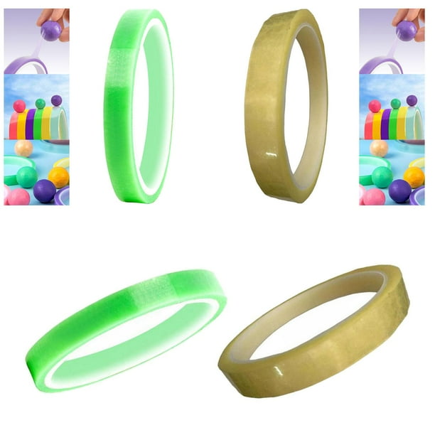 Sticky Ball Tapes,Sticky Ball Tape Toy Sensory Toy Colorful,Sticky Ball Rolling Tape Colorful Adult Kids,DIY Sticky Ball Tape Toy Party Playing Funny,Children Adults Home Accessories Macarena Cintas de bolas adhesivas