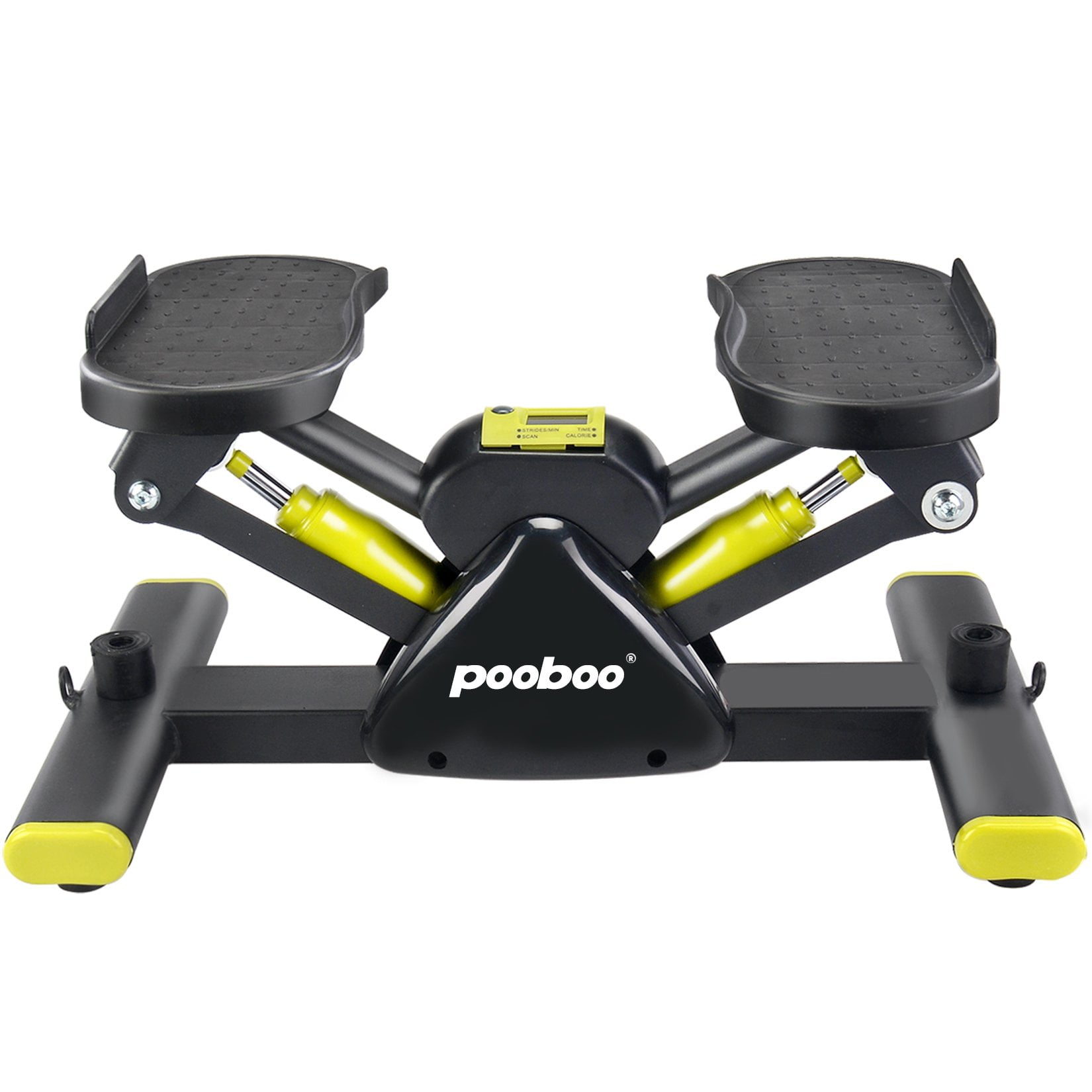 PooBoo Exercise Stepper Mini Stair Machine W/ LCD Monitor Maximum User