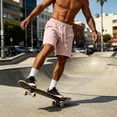 thumbnail image 5 of Men's Athletic Shorts Baggy Sweat Shorts Cotton Fleece Workout Gym Lounge Shorts with Pockets, 2XL, 5 of 8