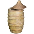 thumbnail image 2 of Dimond Home Terraced Wood Jar - Large (398017), 2 of 3