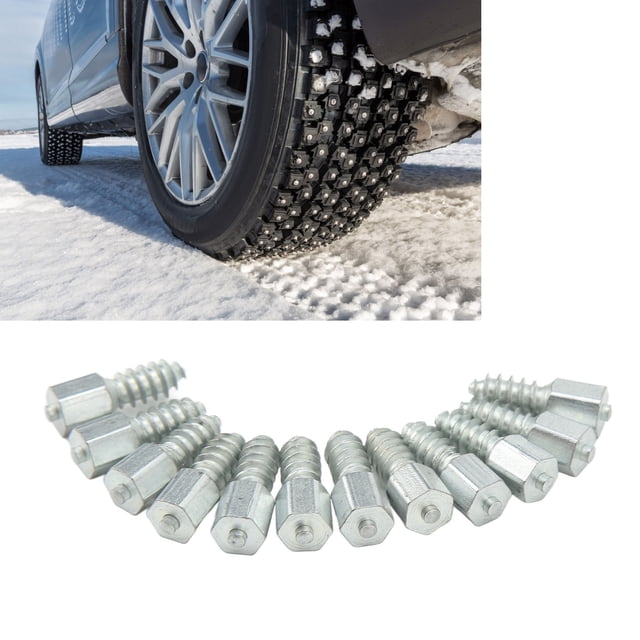 Snow Tire Spikes, Anti Slip Improve Driving Stability Wheel Tyre Studs For Motorcycle For Tractor For Off Road Vehicle