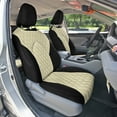 thumbnail image 4 of For Toyota Highlander LE 2020-2024 FH Group Neoprene Custom Fit Waterproof Car Seat Covers Beige - Front Set, 4 of 5