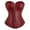 Brick Red, variant on Waist Trainer for Women Zipper Corset Shapewear Tummy Control Body Shaper (Grey L)