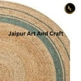 thumbnail image 5 of Jaipur Art And Craft Reversible Jute Rug New Design Handmade Braided Round Area Rug for Home Décor (5x5 Sq Ft), 5 of 5