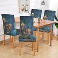 thumbnail image 7 of BZSMCE Chairs Slipcovers Dining Chair Covers Retro Castle Pattern Plainting Creative Pattern, 7 of 7