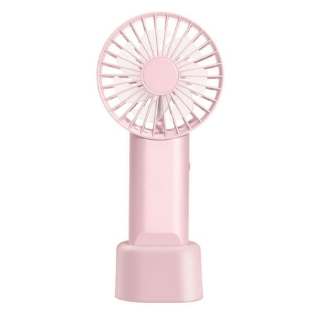 

USB Mini Folding Fan Travel Outdoor Home Office Desk Fans Pink
