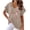 Khaki, variant on My Orders Lightweight Tops & Blouses Womens Blouses Casual Cotton s for Women Golf Womens Summer Tops Short Sleeve Previous Orders
