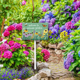 thumbnail image 3 of Eveokoki Welcome To Pollinator Garden Signs for Yard with Stake, Sturdy Aluminum Statement Plaque Sign Decoration for Yard Garden Lawn Outdoor,12x8 inch, 3 of 4