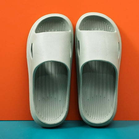 

CoCopeaunt New Summer Women Indoor Slippers Home Interior Eva Flip Flops Non-slip Couple Bathroom Slippers Men and Women Wear Sandals