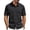 Black, variant on Work Shirts for Men Button Down Short Sleeve Shirt Regular Fit Button Up Work Shirts with Two Pockets,Army Green(XL)