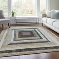 thumbnail image 5 of Dalyn Rugs Machine Washable Indoor/Outdoor Chantille Beige 9' x 12' Rug, 5 of 9