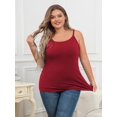 thumbnail image 4 of ORUYROP Débardeurs en Coton avec Bretelles Spaghetti Réglables Couche Cami Col Rond S - 5X, 4 of 7