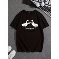 thumbnail image 2 of Camiseta con estampado gráfico "PIEL DE GALLINA" y gansos de dibujos animados, diseño novedoso para hombre, camisetas casuales y cómodas para el verano, ropa masculina para actividades diarias, camise, 2 of 6
