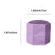 thumbnail image 3 of XWSHYW Cajas y Organizadores de Joyas. Caja de Terciopelo para Anillos, Caja de Embalaje para Joyas, Caja de Terciopelo Hexagonal para Joyas, Caja de Almacenamiento para Anillos, 3 of 6