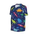 thumbnail image 6 of Fotbe Dinosaurs Baseball Jersey Shirt for Men and Women, Casual Short Sleeves Button Down T-Shirt-4X-Large, 6 of 9