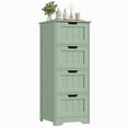 thumbnail image 6 of Homfa Bathroom Storage Cabinet, Free Standing Narrow Cabinet with 4 Drawers Entryway Storage Organizer for Living Room Bedroom, Green, 6 of 7