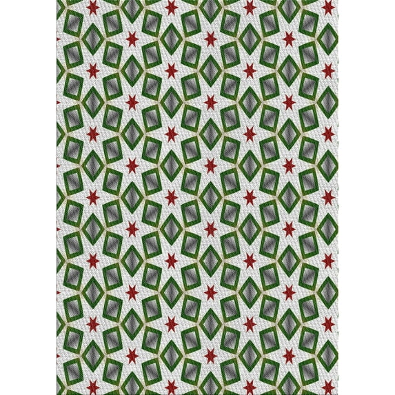 Ahgly Company Machine Washable Indoor Rectangle Transitional Grey Gray Area Rugs, 8' x 10'