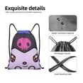 thumbnail image 4 of Zufioo Sanrio Print Sports Cinch Sack Gym String Bags Machine Washable Heavy Duty String Backpack for Men Women-Medium, 4 of 6
