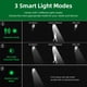 thumbnail image 5 of Luces solares para jardín al aire libre, iluminación con sensor de movimiento, luces solares impermeables para jardín, luces de calle solares, luz solar de pared, 5 of 7