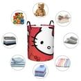 thumbnail image 4 of Hello Kitty Laundry Hamper, Dirty Clothes Hamper Storage Basket for Bathroom Bedrooms, Circular Hamper with Handles, Gifts for Boys Girls Men Women, 4 of 8