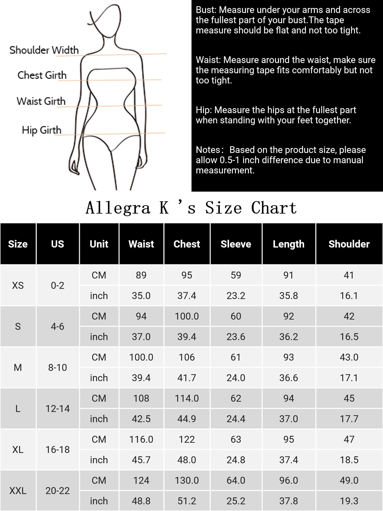 DARING DIVA Women's Notched Lapel Double Breasted Midi Long Winter Coats Black XS