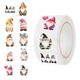 thumbnail image 1 of Christmas Stickers Holiday Decorations Dwarf Stickers Self Paste Labels Decorative Envelopes Sealing Stickers 500 Sheets Per Roll, 1 of 7