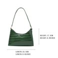 thumbnail image 2 of Bolso De Compras Exquisito, Bolsos De Mano Informales Para Mujer, Bolsos De Hombro De Piel Sintética Para Mujer Con Textura De Color Sólido, Bolso De Mano Para Mujer Cateissary AP006669-03, 2 of 6