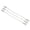 Transparent, variant on TPU Retractable Coil Spring Keychain for Key Rings Hand Tools ID Passes 3 Pcs Black 4.72"