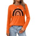 thumbnail image 2 of Craaazy Shirts for Women Long Sleeve Round Neck Casual Printed Womens Tops Loose Fit Sweatshirts Gifts for Women, 2 of 6
