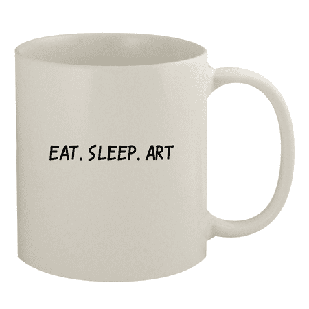 

Eat. Sleep. Art - 11oz Ceramic White Coffee Mug