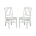 thumbnail image 3 of Boraam Shaker Wood Dining Chairs, Set of 2 – Cream Finish, 3 of 9
