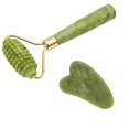 thumbnail image 4 of Facial Massage Roller Gua Sha Double Jade Heads, 4 of 7