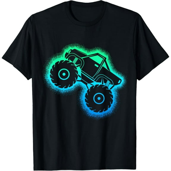 Monster Truck Toddler Boys Kids T-Shirt