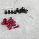 thumbnail image 3 of de parabrisas, pantalla 10pcs Motocicleta Parabrisas Pernos Tuercas Arandelas Universal Moto Carenado Kit de montajeRojoLandVehicles Fyydes Descripción de la referencia, 3 of 6