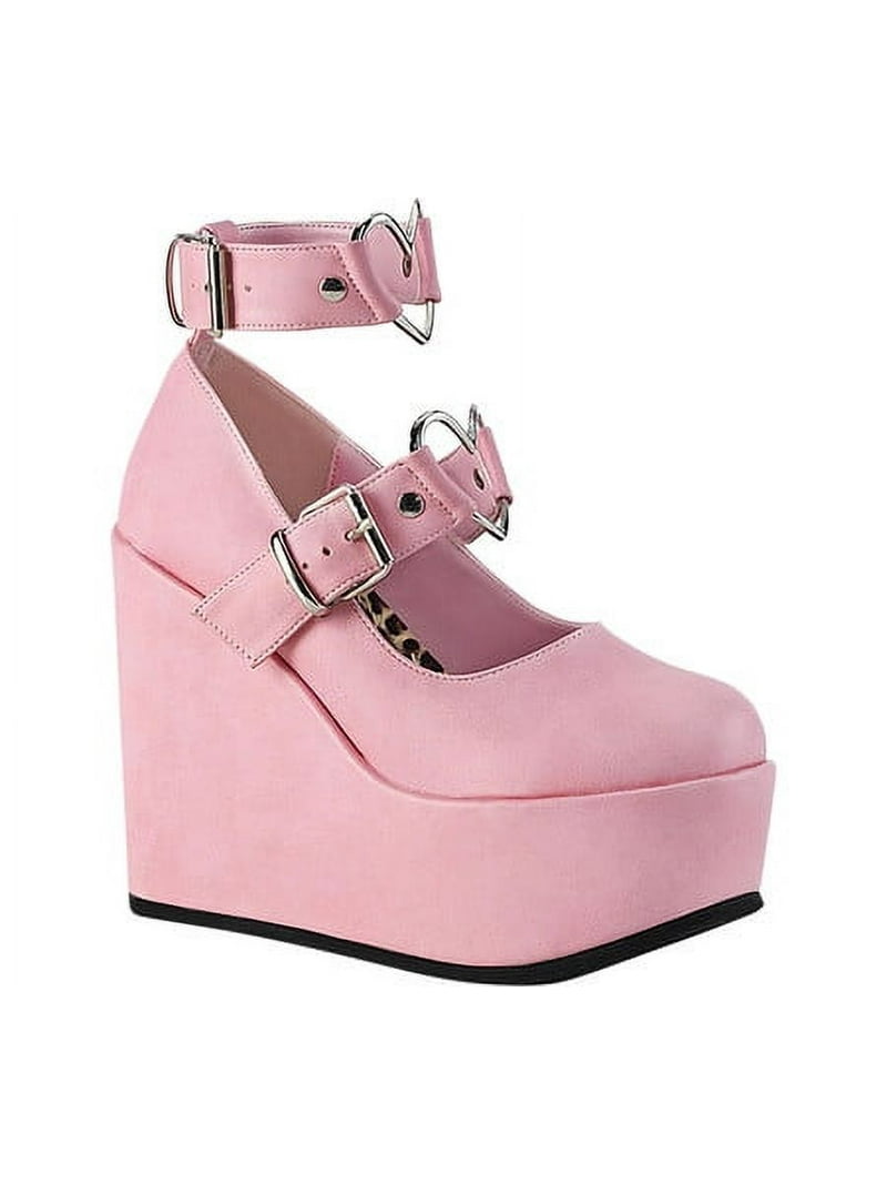 Women's Demonia Poison 99-2 Wedge Platform Mary Jane
