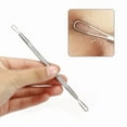 thumbnail image 2 of Stainless Steel Double Ended Acne Needle Beauty Tool for Blackhead Removal - Double Circle Granular Handle, 2 of 5