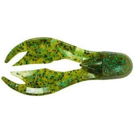 GSM Fishing 2.75 in. Chunk Lures Pumpkin Pepper Green - Pack of 10