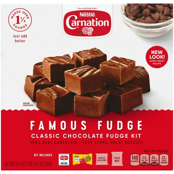 CARNATION Famous Fudge Classic Chocolate Fudge Kit