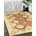 thumbnail image 2 of Ahgly Company Indoor Rectangle Abstract Sun Yellow Oriental Area Rugs, 7' x 10', 2 of 6