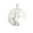 White, variant on Dvkptbk Dish Towel Necklace Jewelry Natural Crystal Jewelry Pendant Necklace Jewelry