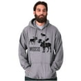 thumbnail image 4 of Funny Meese Moose Animal Humor Hoodie Sweatshirt Women Men Brisco Brands L, 4 of 6