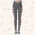 thumbnail image 3 of Gibobby Leggings con forro polar Leggings con estampado de Navidad para mujer, pantalones para Yoga, correr, gimnasio, pantalones de Yoga, mallas de compresión, correr, Fitness (Gris, S), 3 of 5