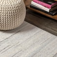 thumbnail image 5 of JONATHAN Y CONTEMPORARY POP 2 x 8 Runner Rug, Linear Half-Stripe - Gray/Cream, CTP112B-28, 5 of 10