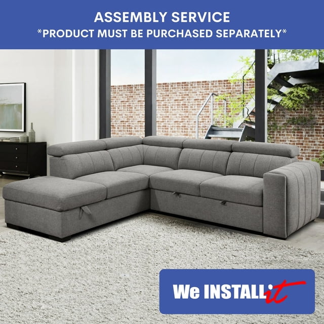 Service d'Installation à Domicile - Assemblage de Sofa et d'Ensemble de Sofa (600 $ et Plus, Prix Régulier)