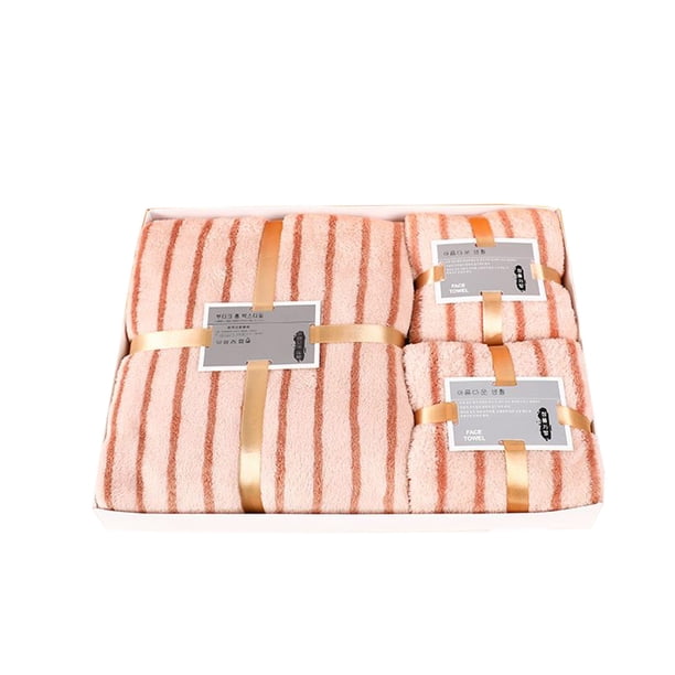 Yhmxh Decoración del baño Juego de toallas de lino suave de 3 piezas: 1 toalla de baño, 1 toalla de manos y 1 toallita. Toallas de baño para adultos, muy absorbentes.