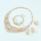 thumbnail image 3 of Conjunto de joyería de moda para damas, 5 piezas, accesorios, joyas de oro, 5 piezas, 3 of 5